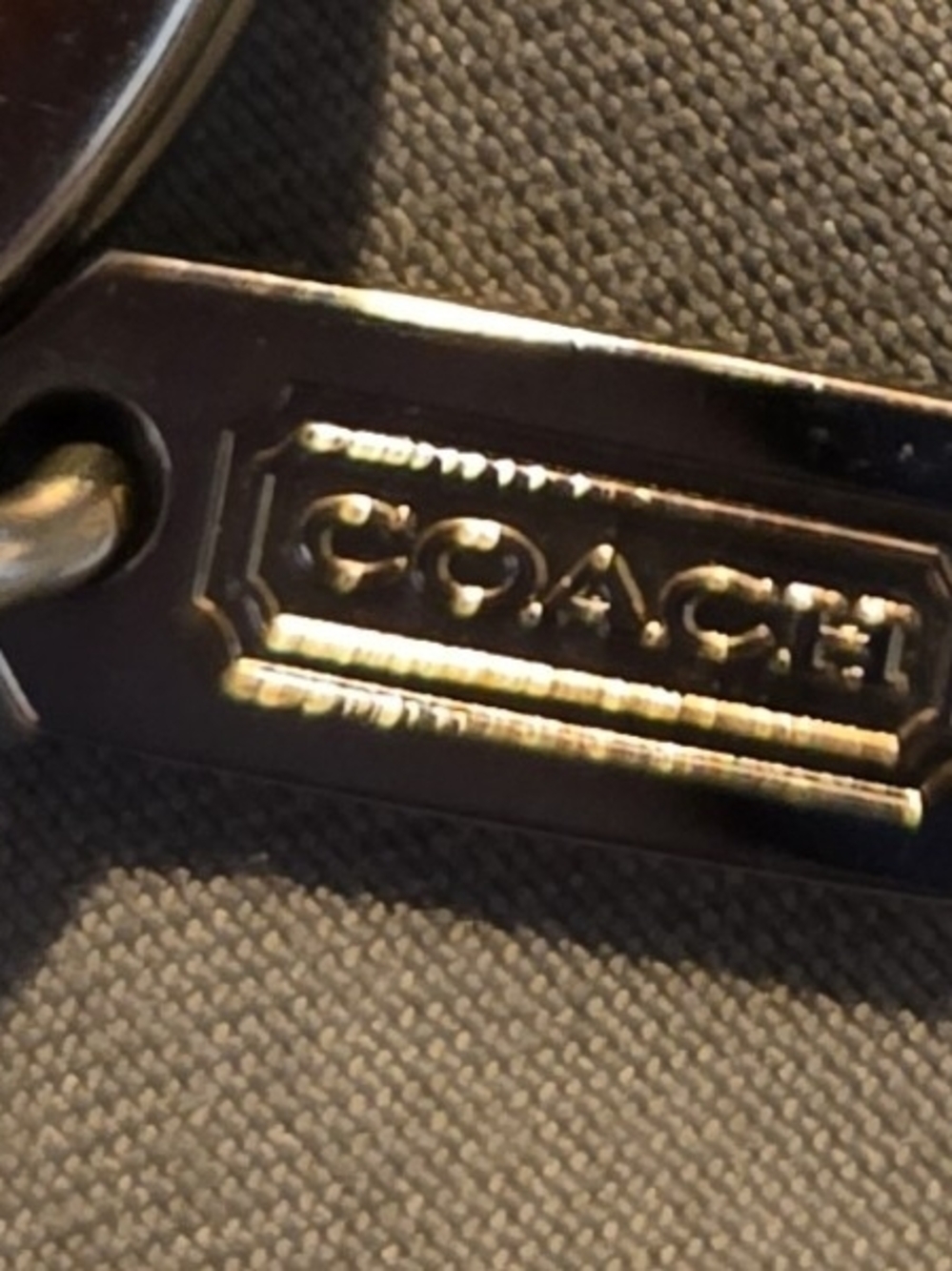 Coach Blue Heart Keychain - Picture 3 of 4